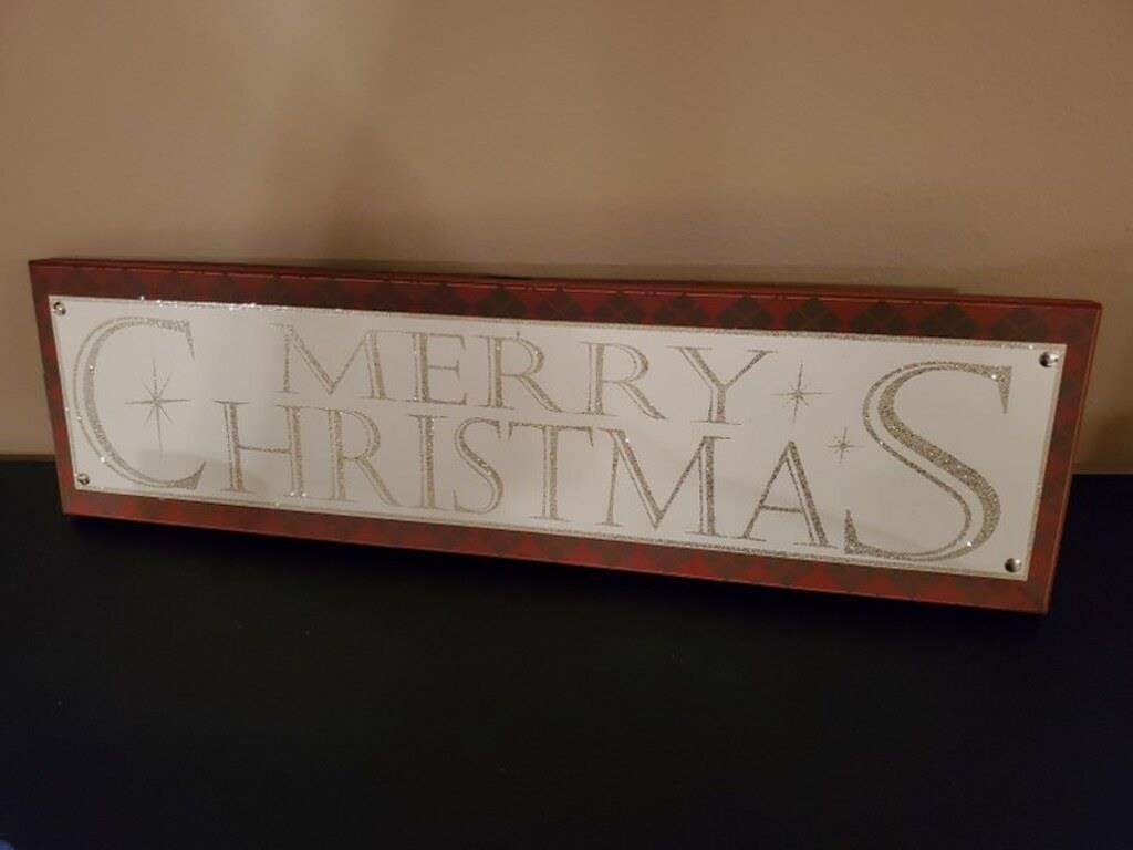 Merry Christmas sign