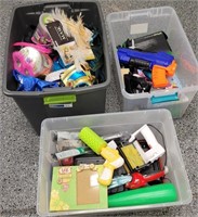 J - 3 BINS OF TOYS (G35)