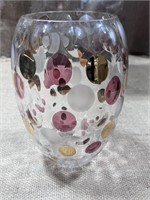 8" Polkadot Vase