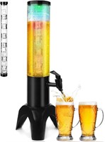 50oz Mimosa Tower Dispenser with Ice Tube  LED