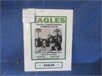 The Eagles poster on had board .