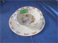 Royal doulton bowl and plate set