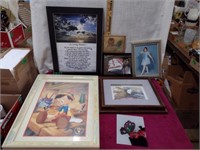 Various Framed Art & Picture Frames