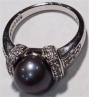 Z - STERLING SILVER RING (A14)