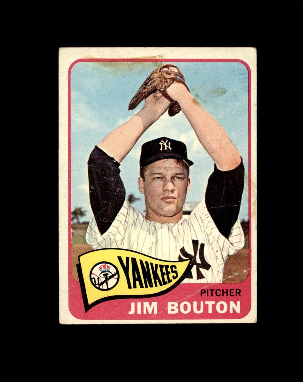 1965 Topps #30 Jim Bouton P/F to GD+