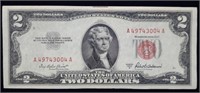 1953 A $2 Red Seal Legal Tender High Grade Note