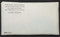 Sealed 1964 US Silver Double Mint Set in Envelope