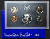 1968 US Mint Proof Set w/ Silver Kennedy