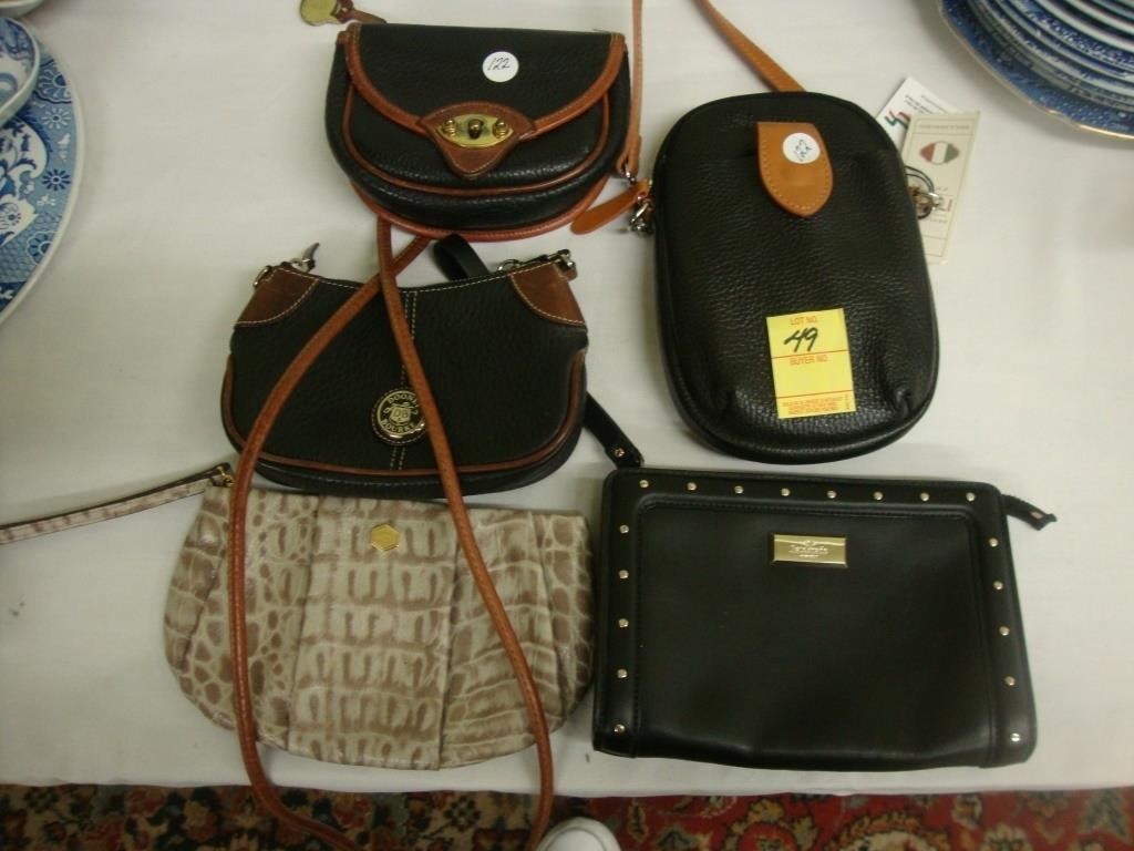 Lot of 5 women’s purses including Dooney and