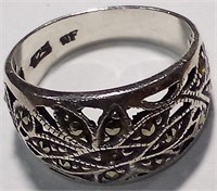Z - STERLING SILVER RING (A14)