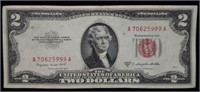 1953 B $2 Red Seal Legal Tender High Grade Note