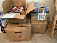 (4) Boxes of Miscellaneous Books