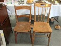 2 TOC elm kitchen chairs