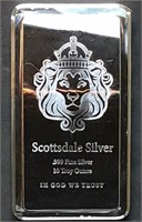 10 Troy Oz .999 Silver Scottdale Stacker Bar
