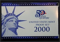 2000 US Mint Proof Set MIB