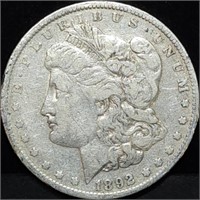 1892 Morgan Silver Dollar, Better Date