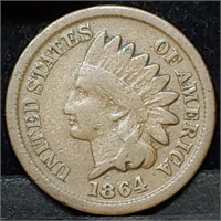 1864 Indian Head Cent