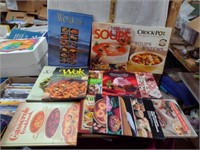 Cookbooks to include WOK, Casserole, Crock-Pot,