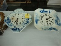 2 Blue and white German delft style kitchen