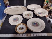 Vintage Salem Pottery Dishware Lot