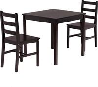 Mecor 3Pc Wood Dining Set