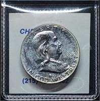 1962 Proof Franklin Silver Half Dollar Toned