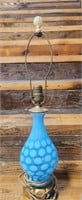 Fenton Coin Dot Lamp - Beautiful Blue