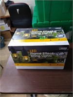 FEIT LED Flame Effect String Lights.12 Ft.