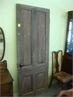 19th Century paneled oak door