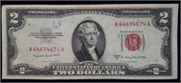 1953 B $2 Red Seal Legal Tender Nice Note