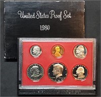 1980 US Mint Proof Set w/ SBA Dollar