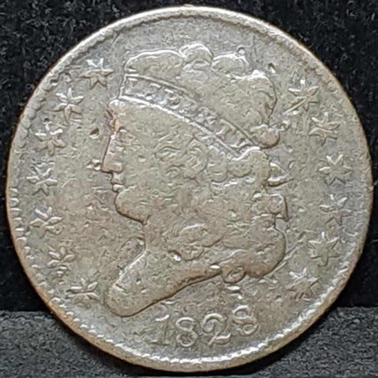 1828 Classic Head Half Cent, Nice Coin