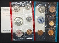 1970 US Double Mint Set w/ Silver Kennedy Half