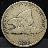 1858 Flying Eagle Cent