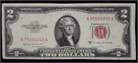 1953 C $2 Red Seal Legal Tender High Grade Note