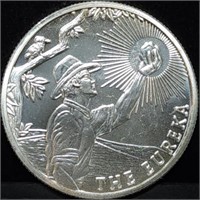 1 Troy Oz .9995 Silver The Eureka Round