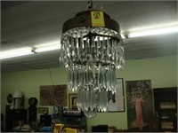 1920’s 3 tiered small chandelier