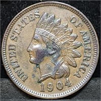 1904 Indian Head Cent, Full Liberty