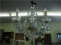 5 light crystal arm Boeheim chandelier