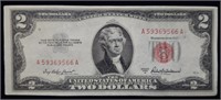 1953 A $2 Red Seal Legal Tender High Grade Note