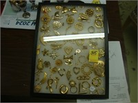 Extensive collection of gold wash costume jewelry