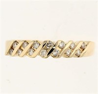 .30 Ct Diamond Band Ring 14 Kt