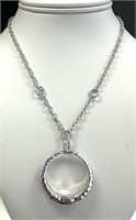 Sterling Silver Fancy Modern Design Necklace