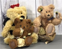 Collectible Stuffed Honey Bears