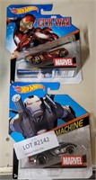MARVEL HOTWHEELS COLLECTOR CARS