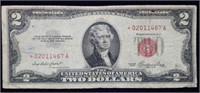 1953 $2 Red Seal Legal Tender STAR Note