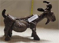 HEAVY STONEWARE  MOUNTAIN GOAT FIGURE