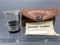 Bausch and Lomb measuring magnifier