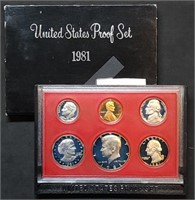 1981 US Mint Proof Set w/ SBA Dollar