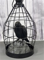 Decorative & Animated Bird in Cage-WORKS